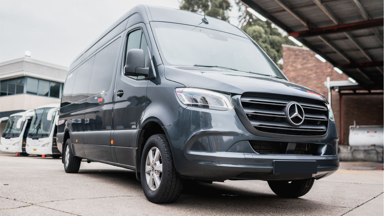 14-seat Mercedes-Benz Sprinter minibus